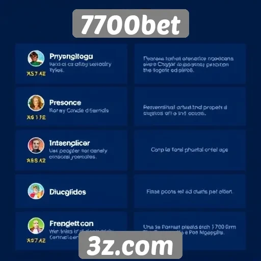 Recursos e funcionalidades do 7700bet